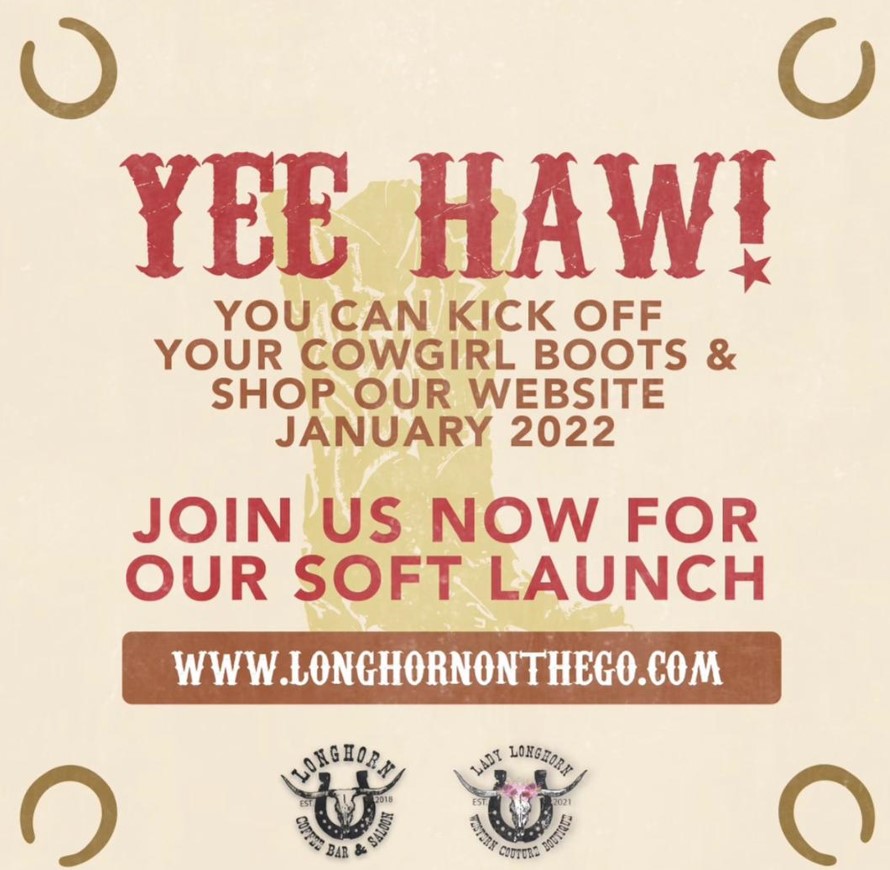 Yee Haw! The Shop is Open!